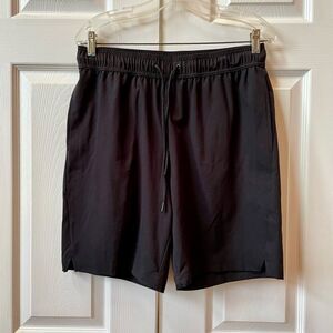 BLACK SHORTS QUICK DRINK PERFORMANCE STRETCH 8” INSEAM by MICHAEL STRAHAN M